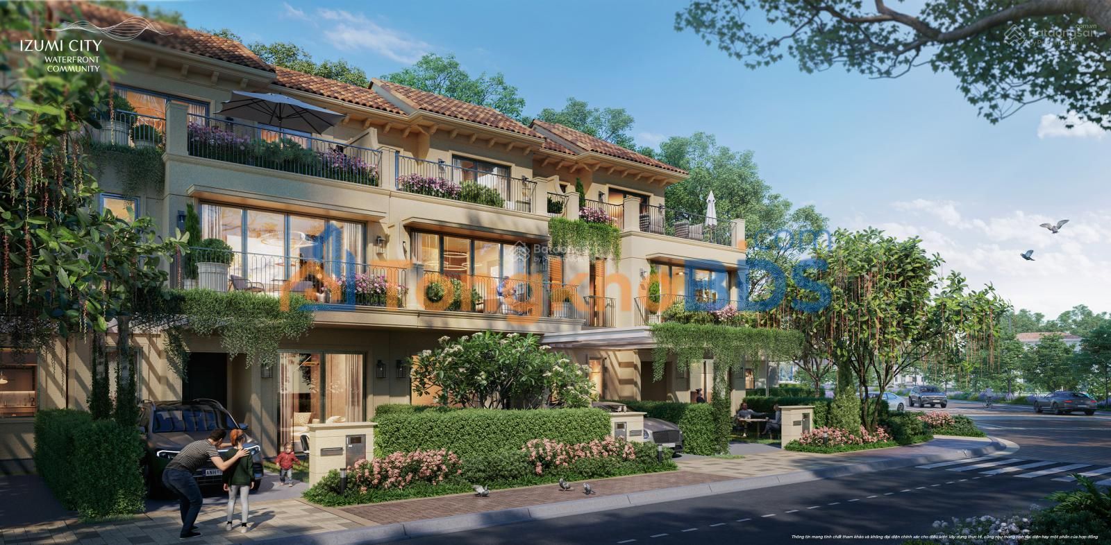 Nhà Izumi Canaria Long Hưng 114m² 7,9 tỷ - Ô tô vào tận nhà