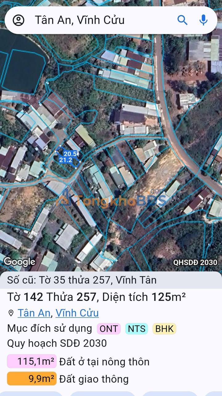 Đất nền Petong Biên Hòa 126m² 850 triệu - Sổ đỏ chính chủ