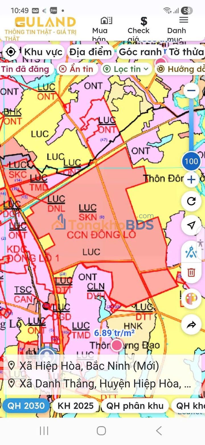 Đất nền Đông Lỗ, Hà Nội 90m² 1.7 tỷ - Sổ đỏ chính chủ