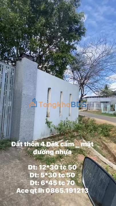 Đất nền Thôn 4 Đắk Cấm 360m² giá 700 triệu - Đường ô tô