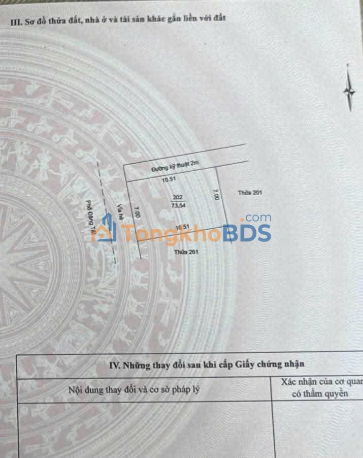 Đất mặt phố Đặng Tất Hải Dương 74m² 5.1 tỷ - Sổ đỏ chính chủ