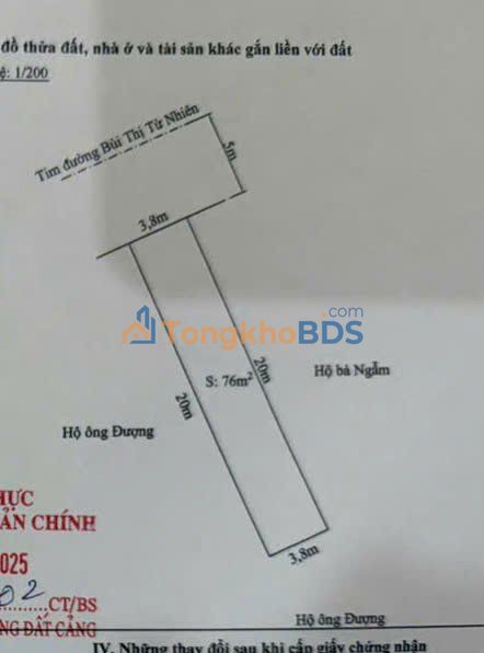 Đất Hải An Bùi Thị Từ Nhiên 76m² 4 tỷ - Sổ đỏ chính chủ