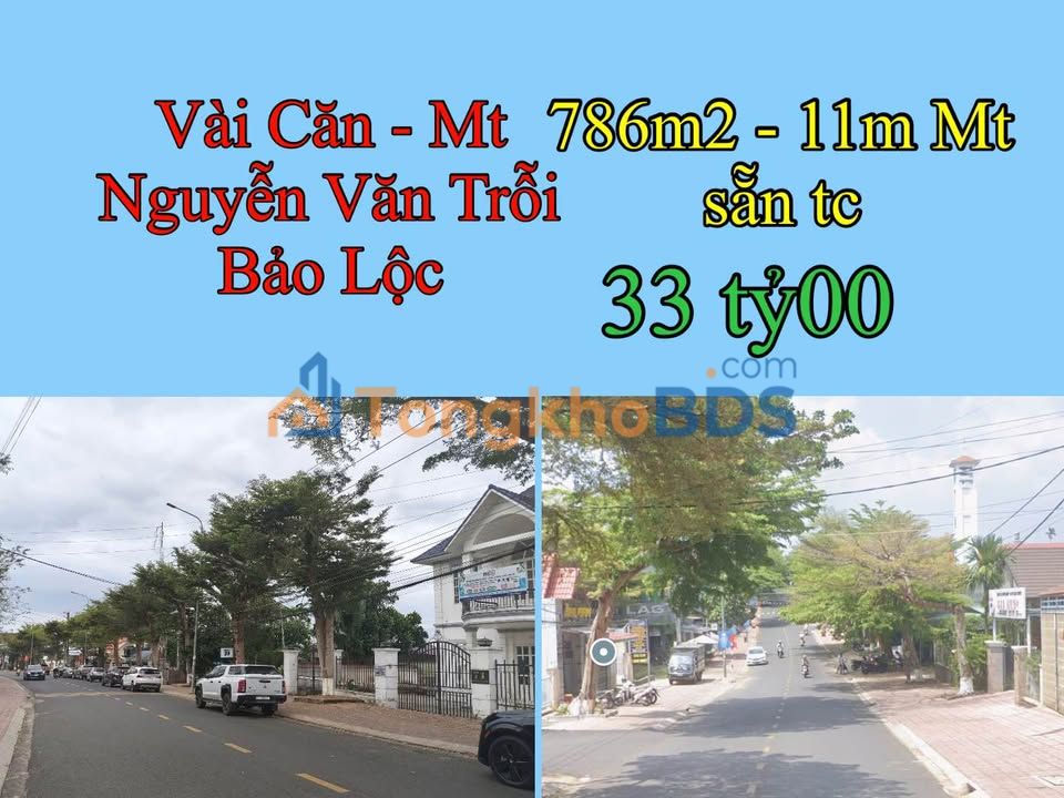Đất Bảo Lộc Nguyễn Văn Trỗi 768m² 33 tỷ - Sổ đỏ chính chủ