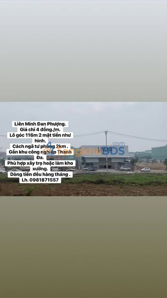 Đất nền Hồng Hà Đan Phượng 116m2 - Sổ đỏ chính chủ