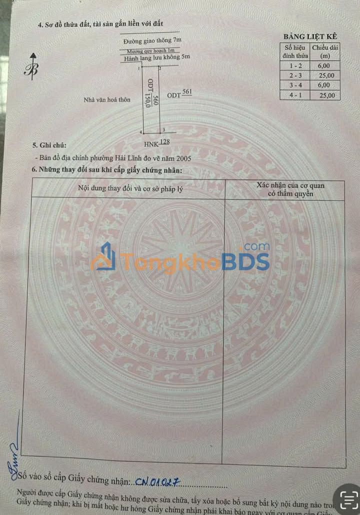 Đất nền Phường Hải Lĩnh 150m²/1 tỷ - Sổ đỏ chính chủ