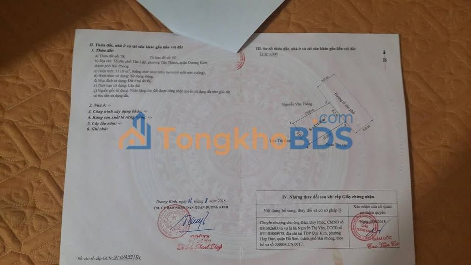 Đất nền Mạc Phúc Tư Dương Kinh 131m² giá đầu tư - Sổ đỏ chính chủ