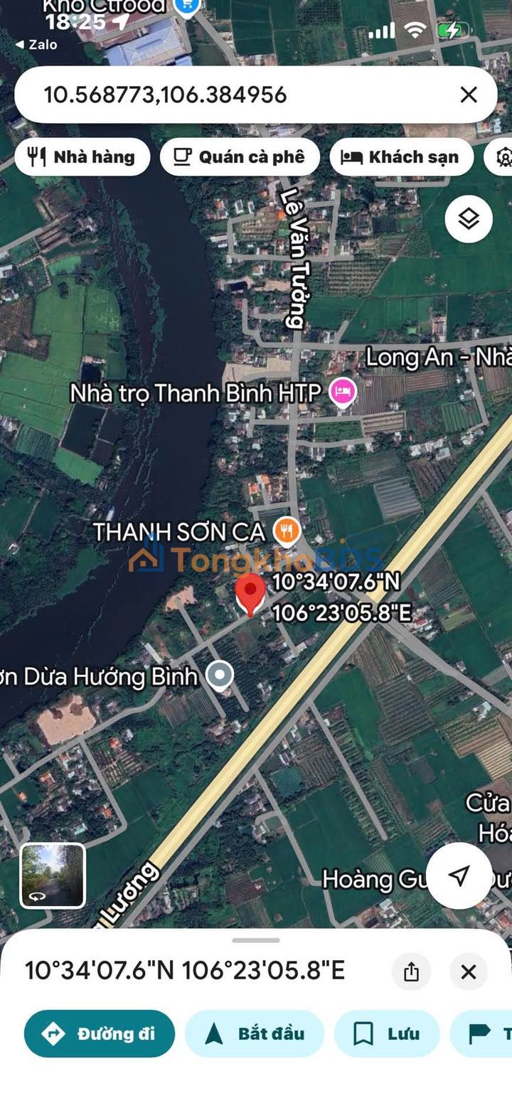 Đất nền Tân An 500m² 1.45 tỷ - Sổ đỏ chính chủ