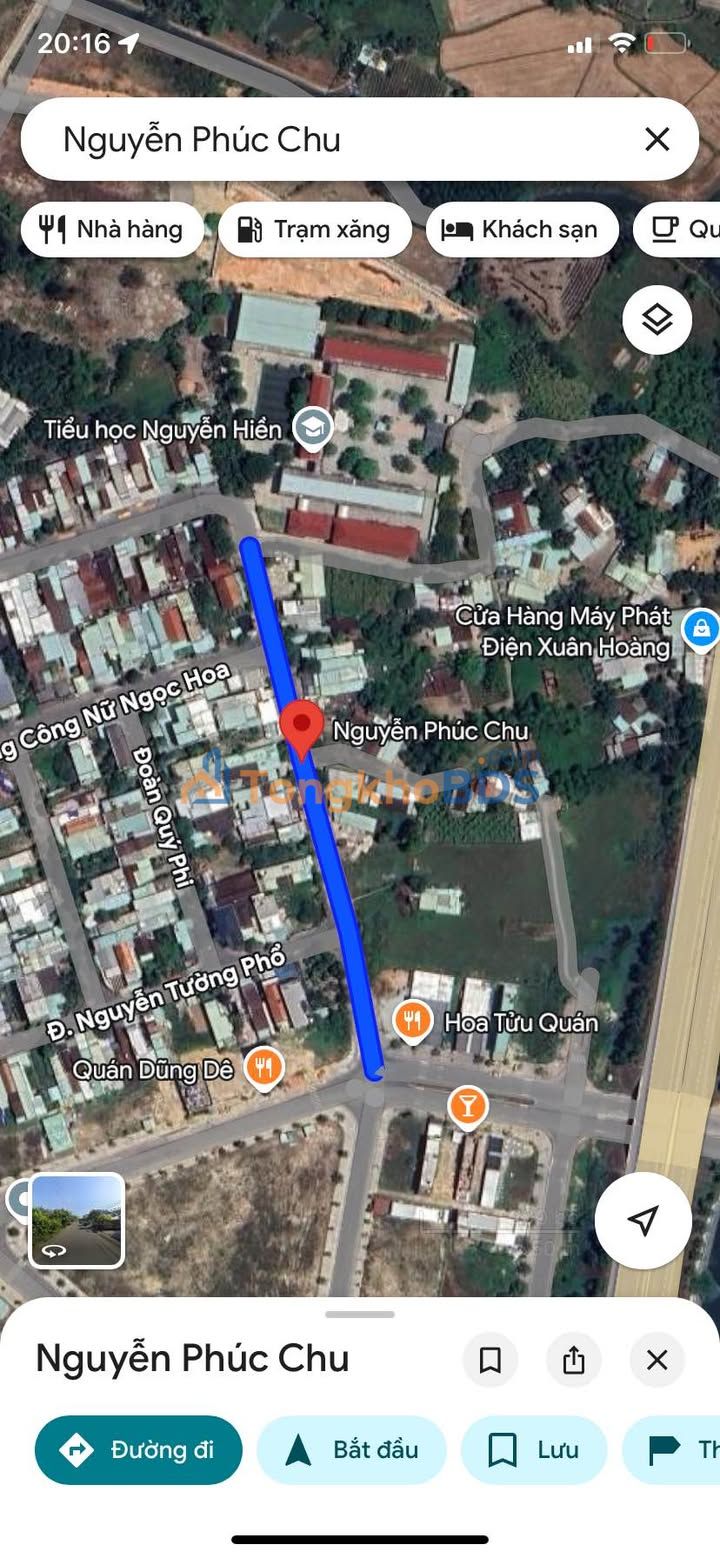 Đất Nguyễn Phúc Chu, Hòa Thuận Tây 200m² 2,05 tỷ - Đường to ô tô