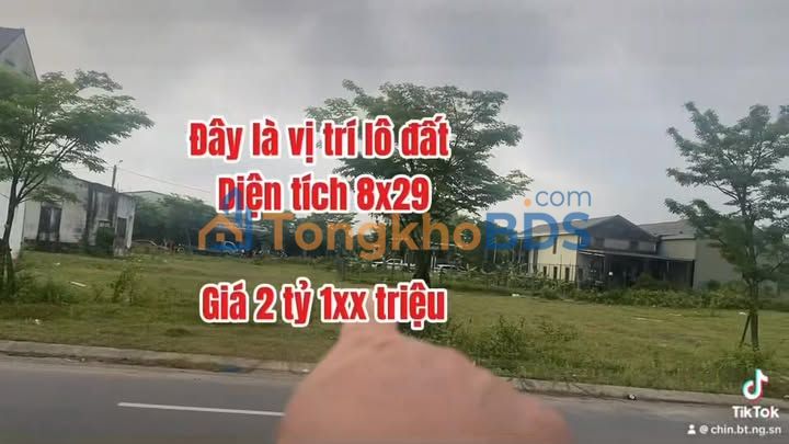 Đất nền Trần Phú Hải Lăng 232m² 2.1 tỷ - Đường to ô tô