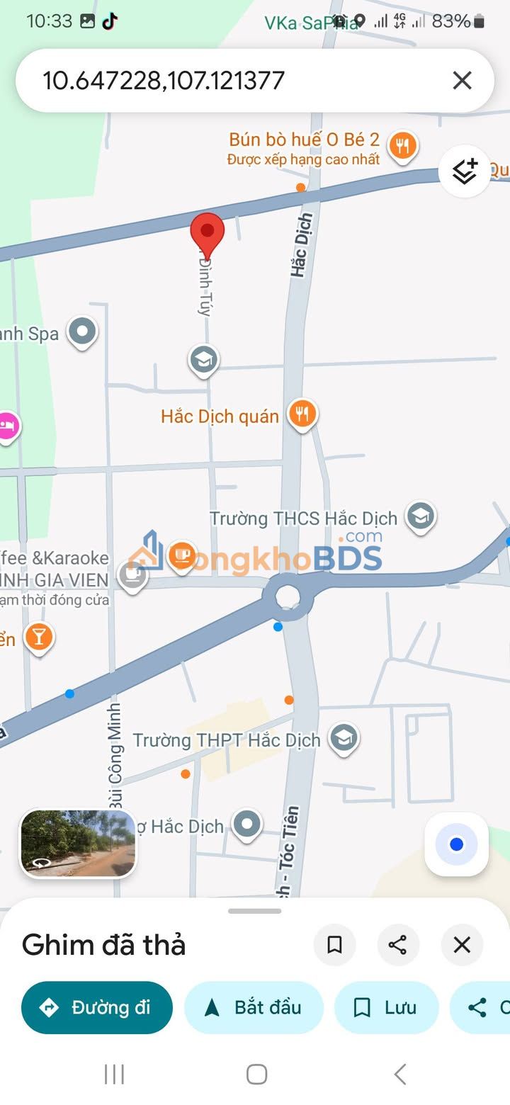 Đất nền Tân Thành Tân Phú 105m² 2 tỷ - Sổ đỏ chính chủ