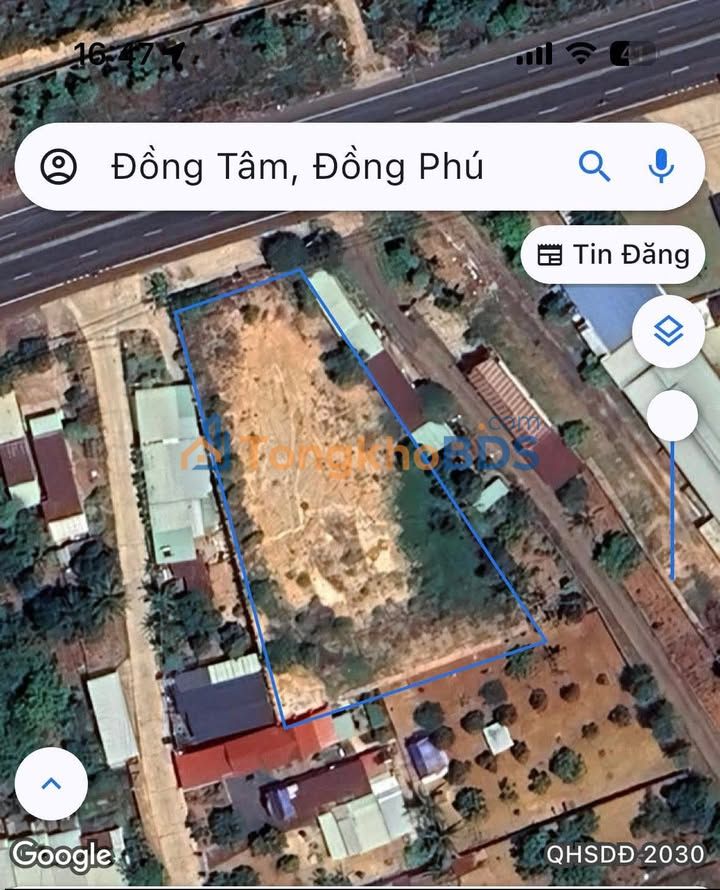 Đất nền QL14 Đồng Xoài 2.656m² giá 6 tỷ - Đường ô tô lớn