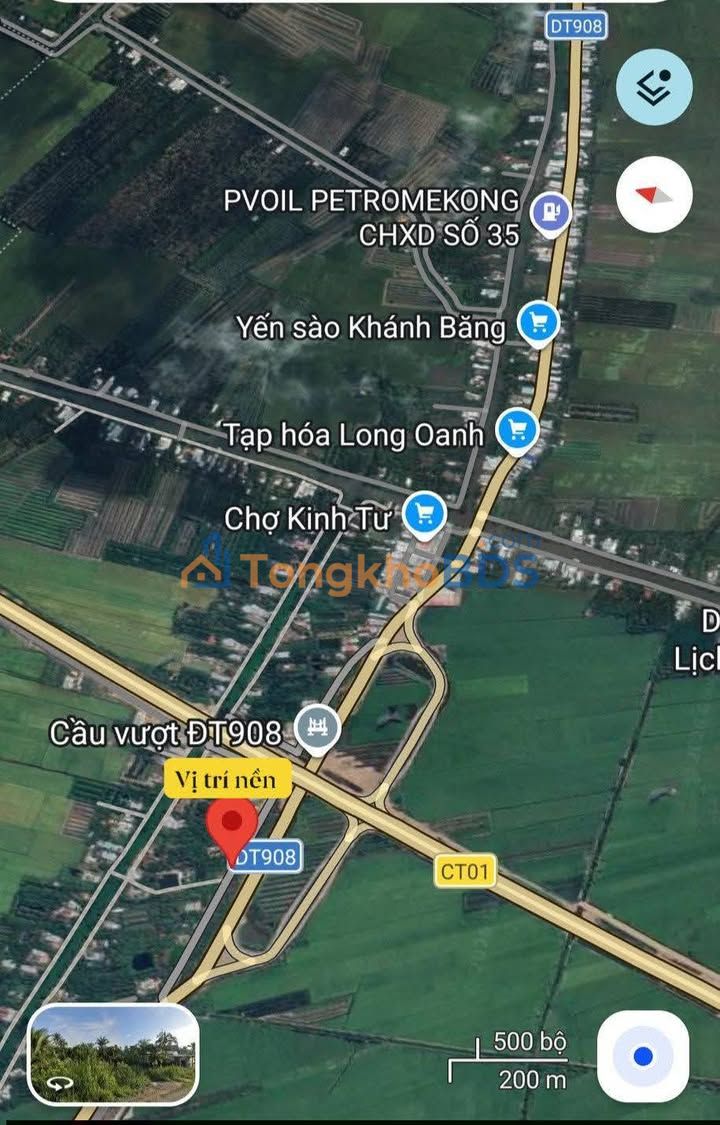 Đất nền TL908 Mỹ Thuận 200m² giá 540tr - Sổ đỏ chính chủ