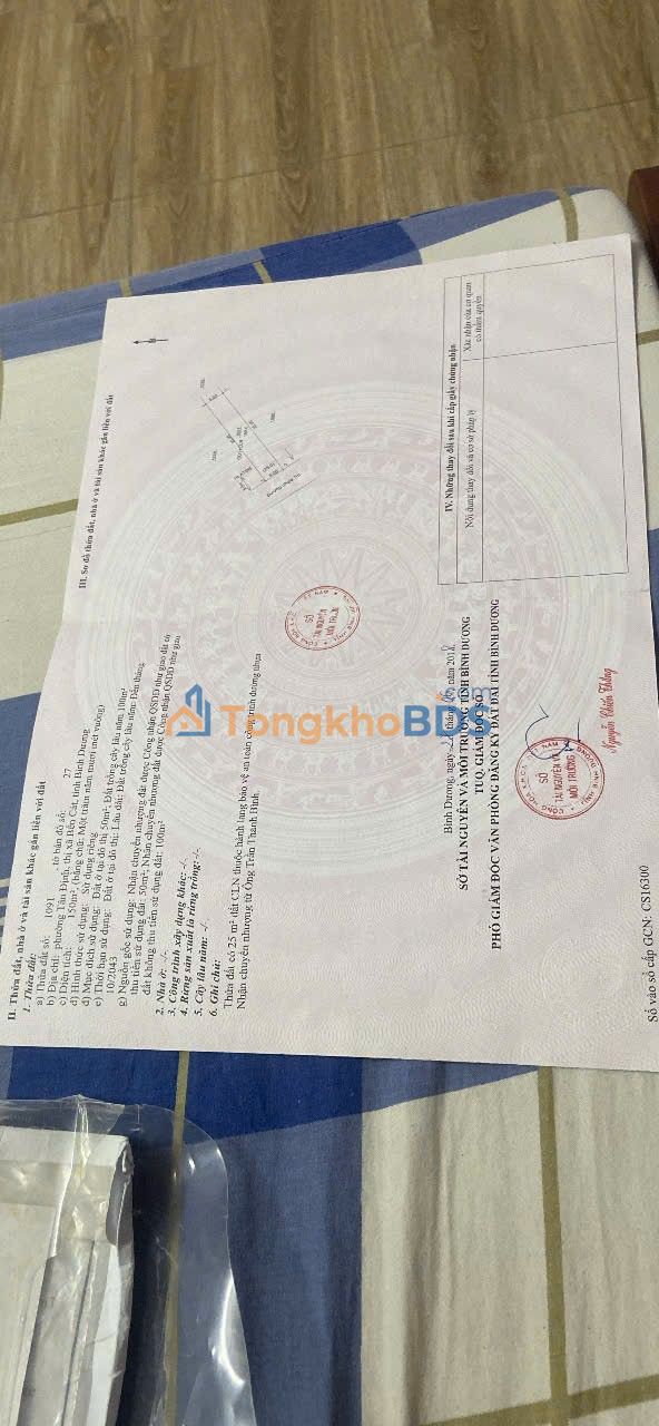 Đất nền Dĩ An 150m2 giá 2.53 tỷ - Sổ đỏ chính chủ