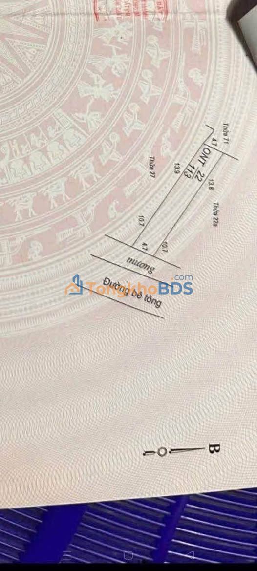 Đất nền Gia Lộc 113m² giá 2 tỷ - Sổ đỏ chính chủ