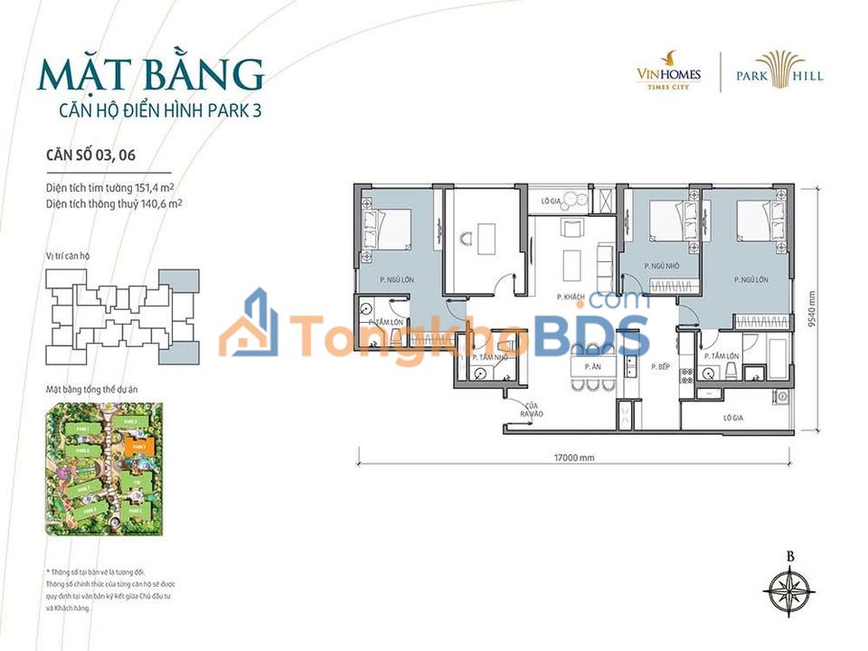 Căn hộ Park Hill Mai Động 151m² giá 2 tỷ - View đẹp