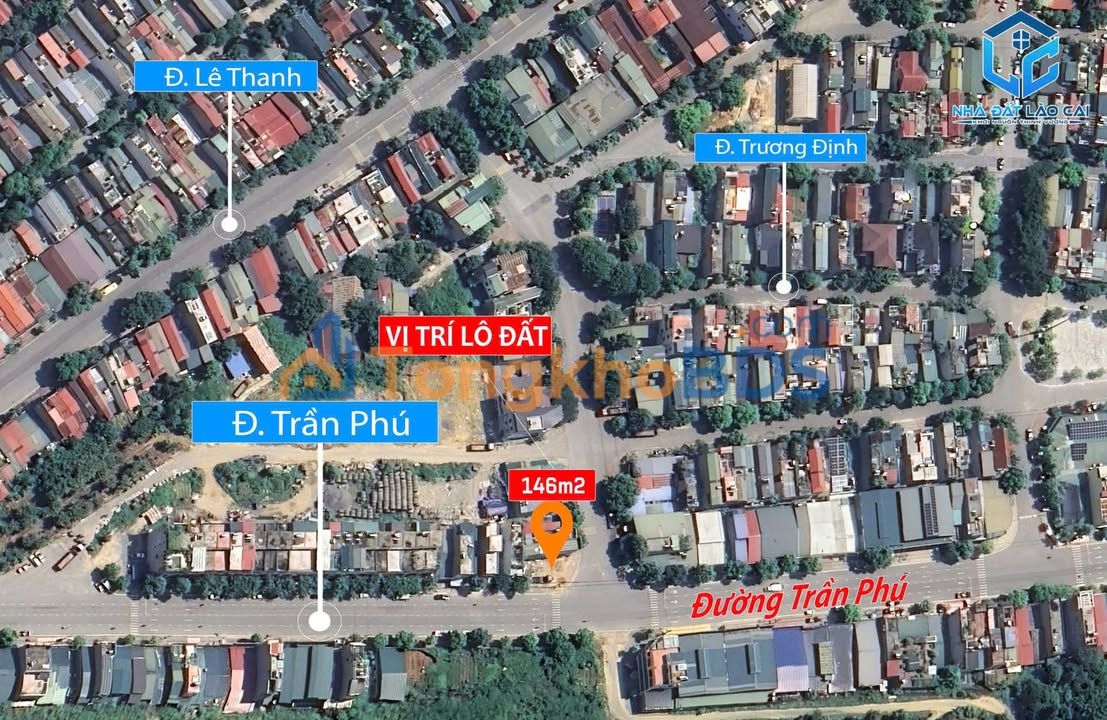 Đất Bắc Hà Trần Phú x Lê Văn Thiêm 146m2 6 tỷ - Sổ đỏ chính chủ