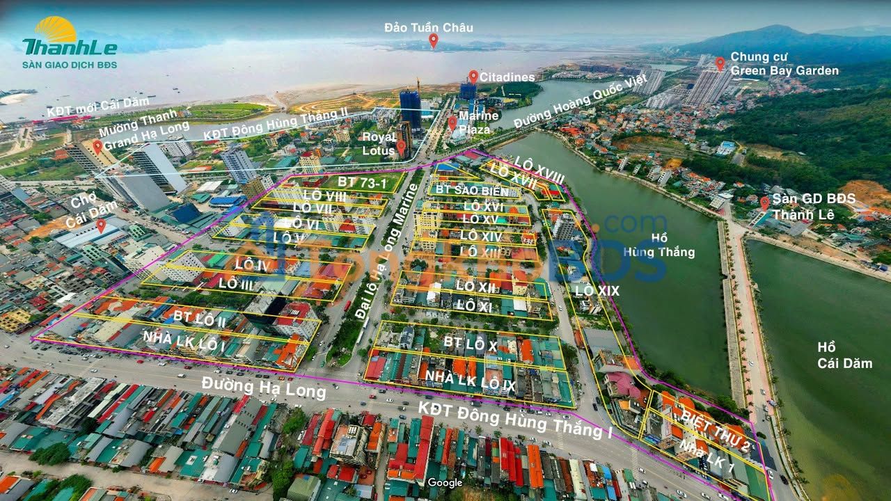 Đất nền Bãi Cháy Hạ Long 433m² 34.64 tỷ - Sổ đỏ chính chủ