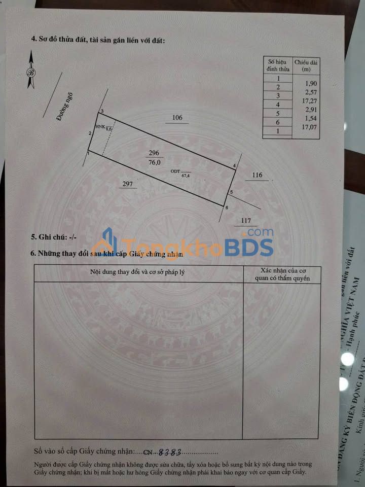 Đất nền Phường Phai Vệ 88m² 2 tỷ - Sổ đỏ chính chủ