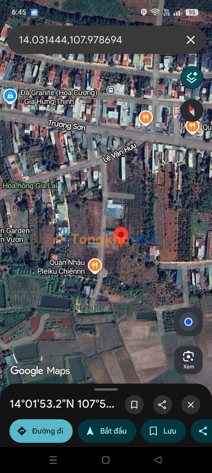 Đất Yên Thế Pleiku 120m² 600-699 triệu - Sổ đỏ