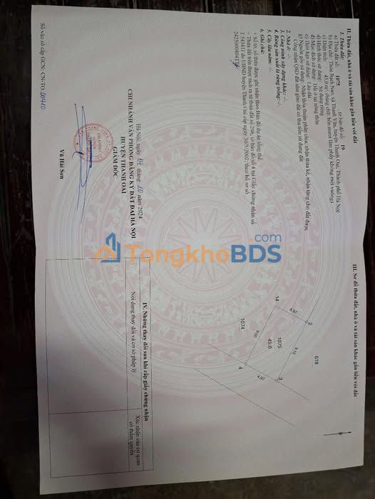 Đất nền Bạch Nao Thanh Oai 45m² 4 tỷ - Đường to ô tô