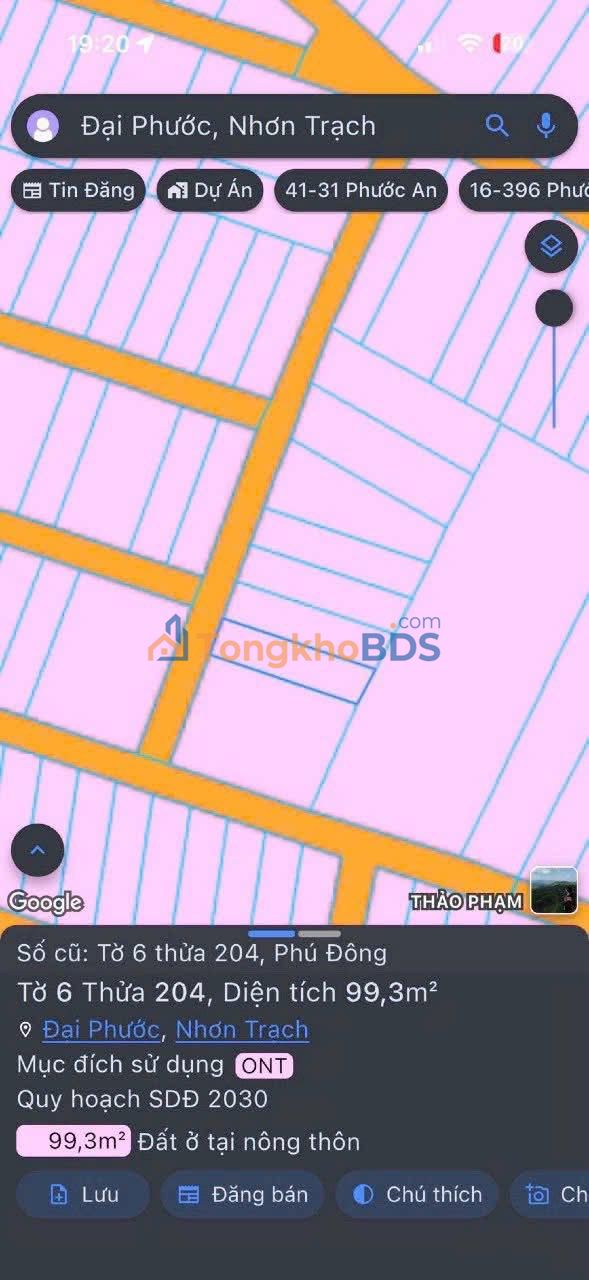 Đất nền Đại Phước 100m² 2.35 tỷ - Sổ đỏ chính chủ
