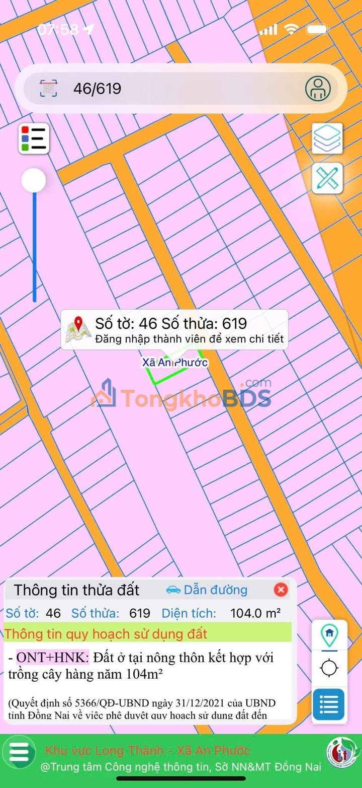 Nhà cấp 4 Phước An 105m² 1.85 tỷ - Chính chủ bán