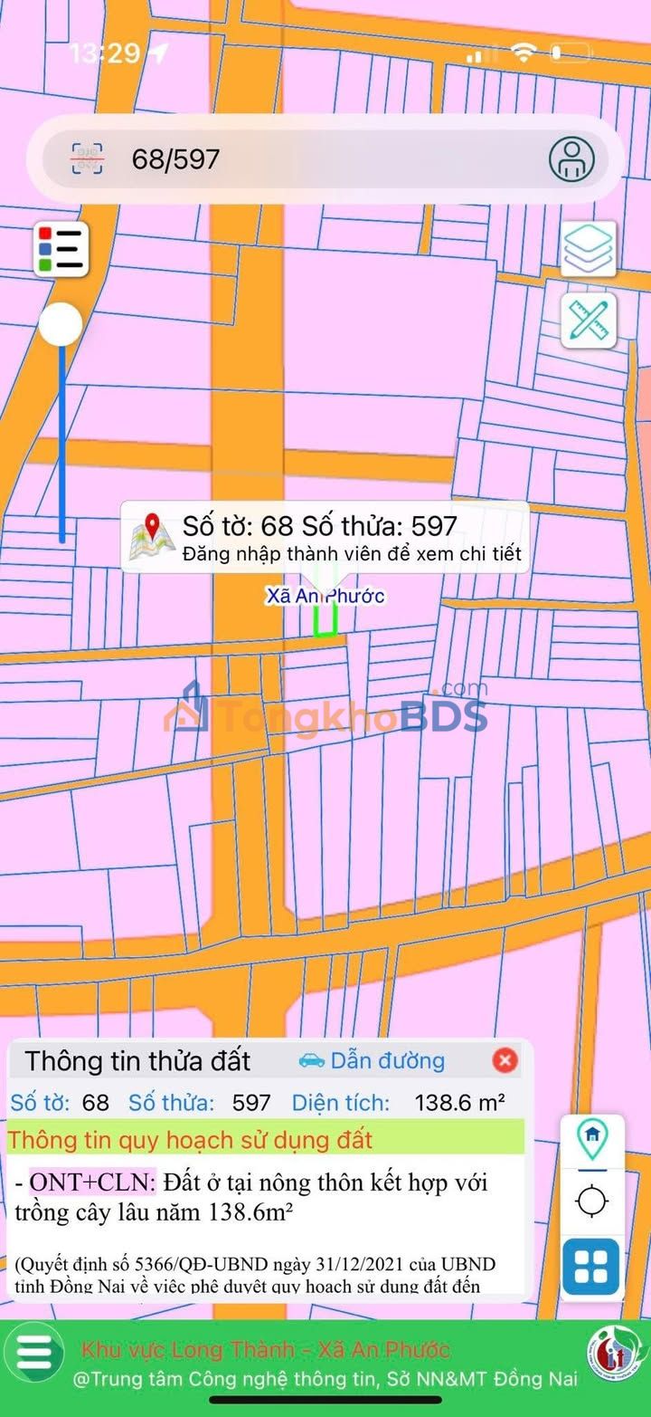 Đất nền An Phước Long Thành 142m² 2.7 tỷ - Sổ đỏ chính chủ