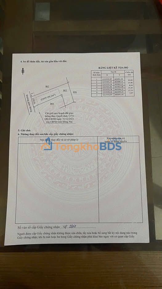 Đất nền Phường Bình Lộc Biên Hòa 600m² 2 tỷ - Đường ô tô rộng