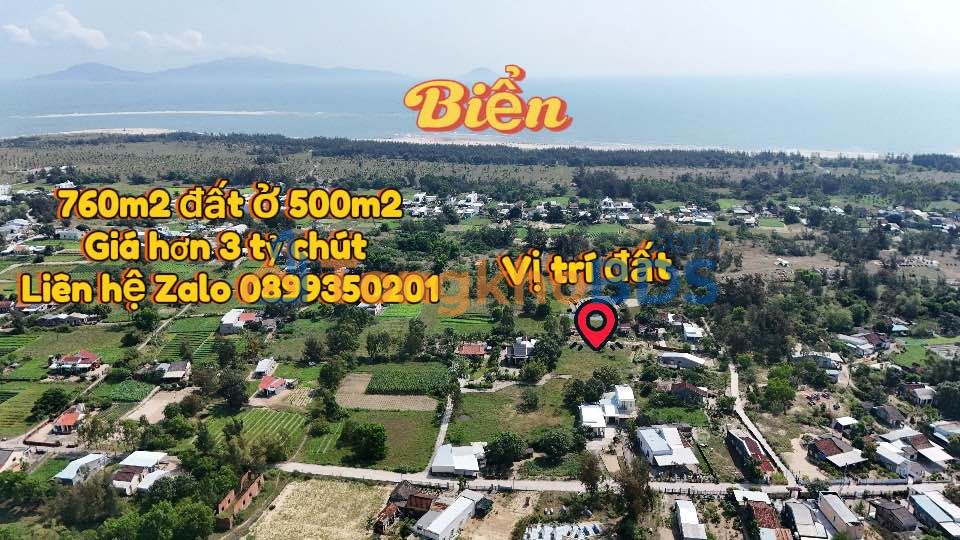 Đất biển Duy Hải Nam Hội An 760m² 3.1 tỷ - Tiềm năng tăng giá