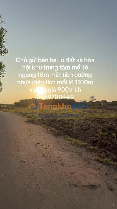 Đất nền Hòa Hội Xuyên Mộc 1100m² 900 triệu - Đường ô tô