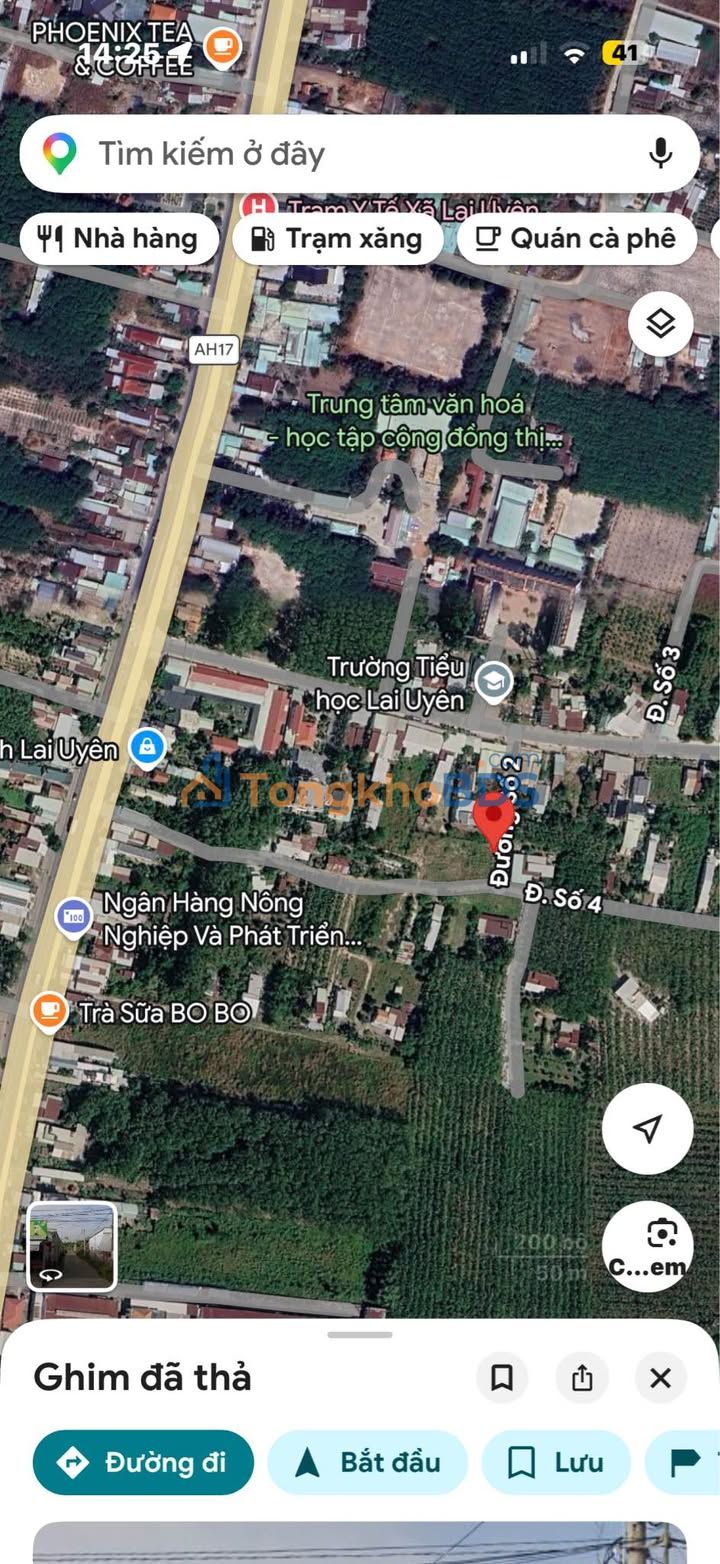 Đất nền Lai Uyên 80m² 700 triệu - Đất thổ cư 100%