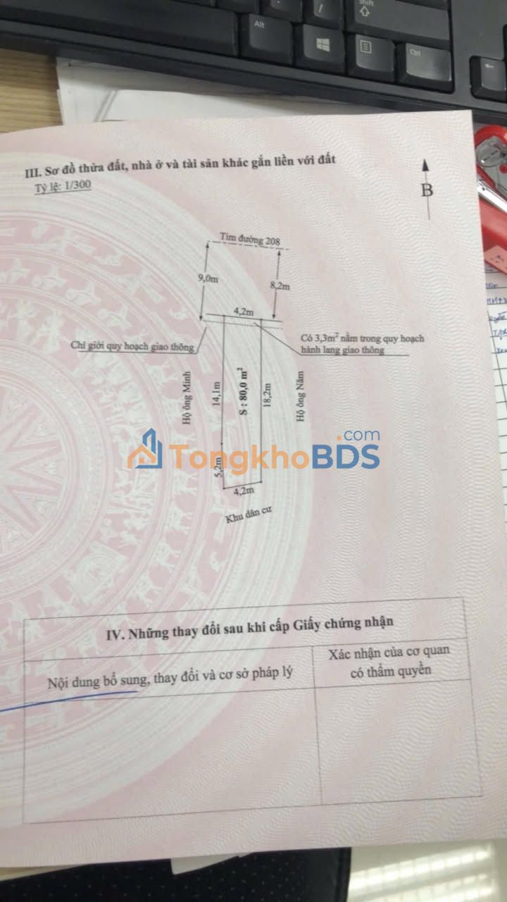 Đất nền An Dương 80m² 5.6 tỷ - Sổ đỏ chính chủ