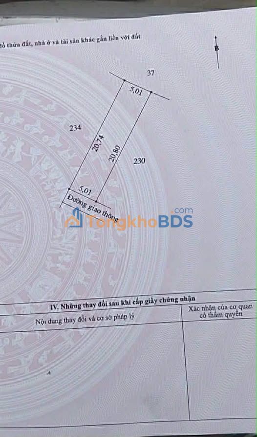 Đất nền 7xx triệu - Phường Trần Phú, TP. Hà Tĩnh - Sổ hồng thổ cư 100m²