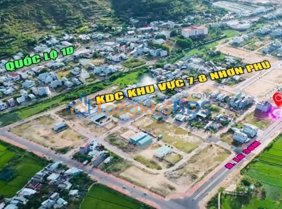 Đất Nhơn Phú Quy Nhơn 76m² 2.2 tỷ - Sổ hồng sẵn