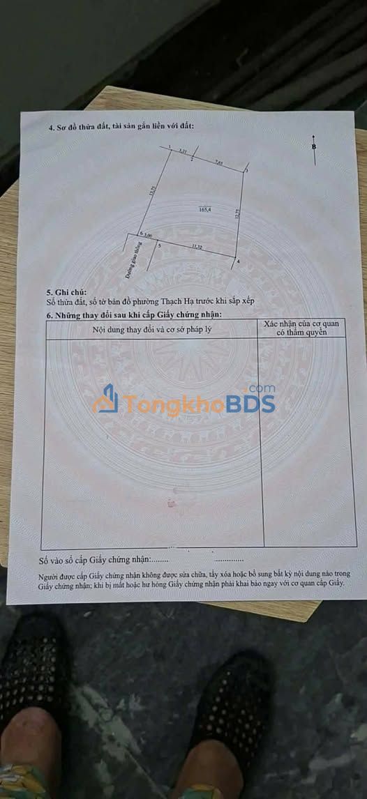 Đất nền Thạch Hạ Hà Tĩnh 165m² 1,3 tỷ - Giá tốt hiếm có