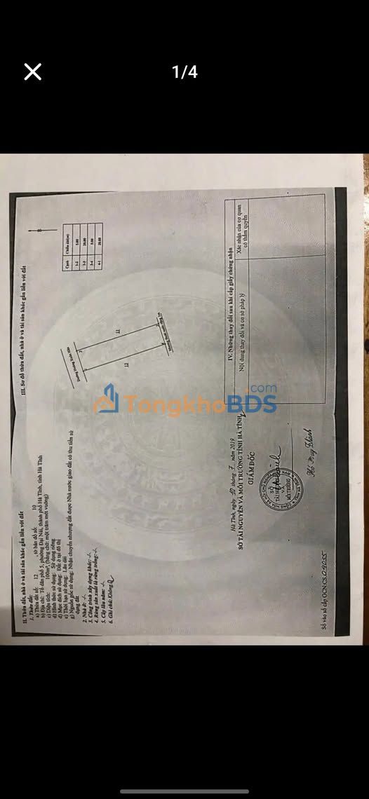 Đất Hoàng Xuân Hãn Hà Tĩnh 100m2 - Đường to ô tô trung tâm
