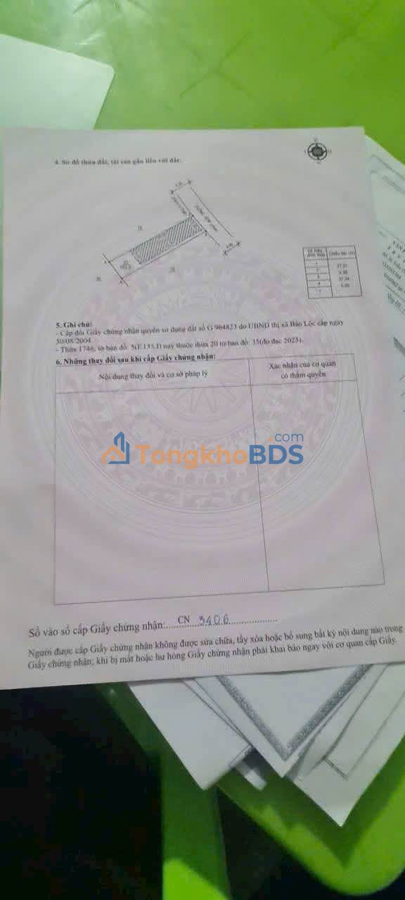 Đất nền Bảo Lộc P.2 162m² 1.75 tỷ - Sổ đỏ