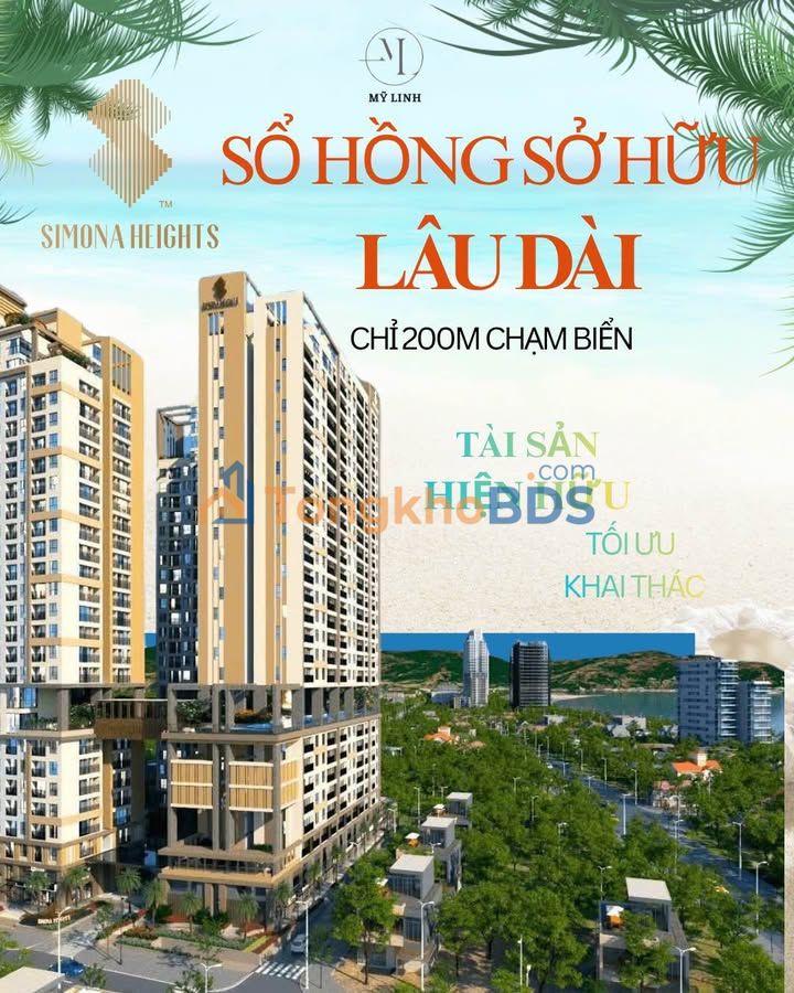 Căn hộ Simona Heights Quy Nhơn 94m² giá 3 tỷ - View vịnh đẹp