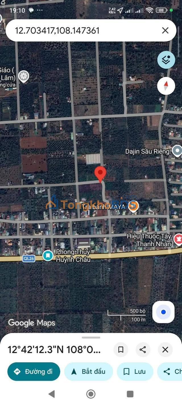 Đất nền EaTu Tân An 125m² 780 triệu - Sổ đỏ chính chủ