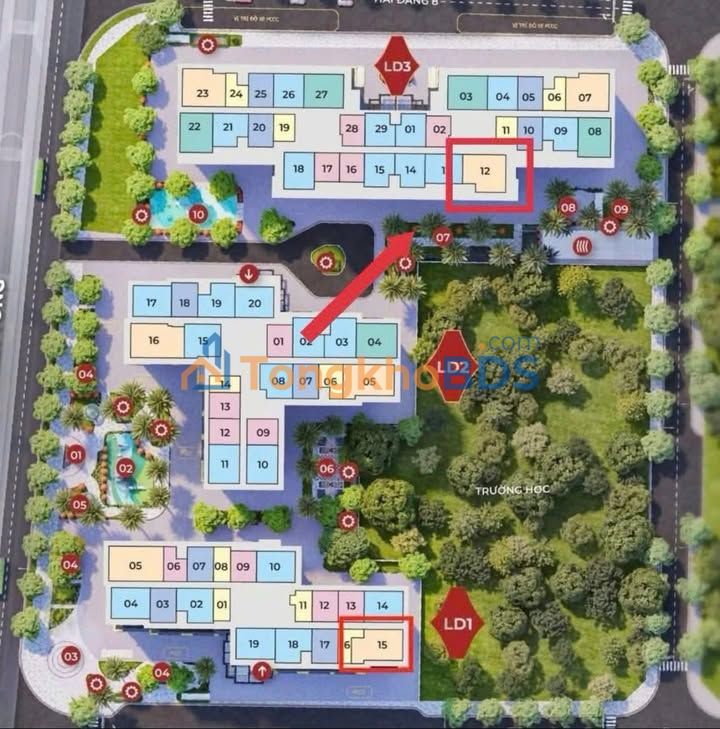 Can ho Vinhomes Ocean Park Gia Lam 88m2 5.6 ty - View dep