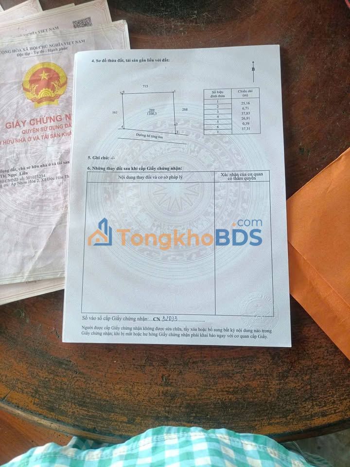 Đất nền Đức Hòa 823D 37m² - Tiềm năng tăng giá