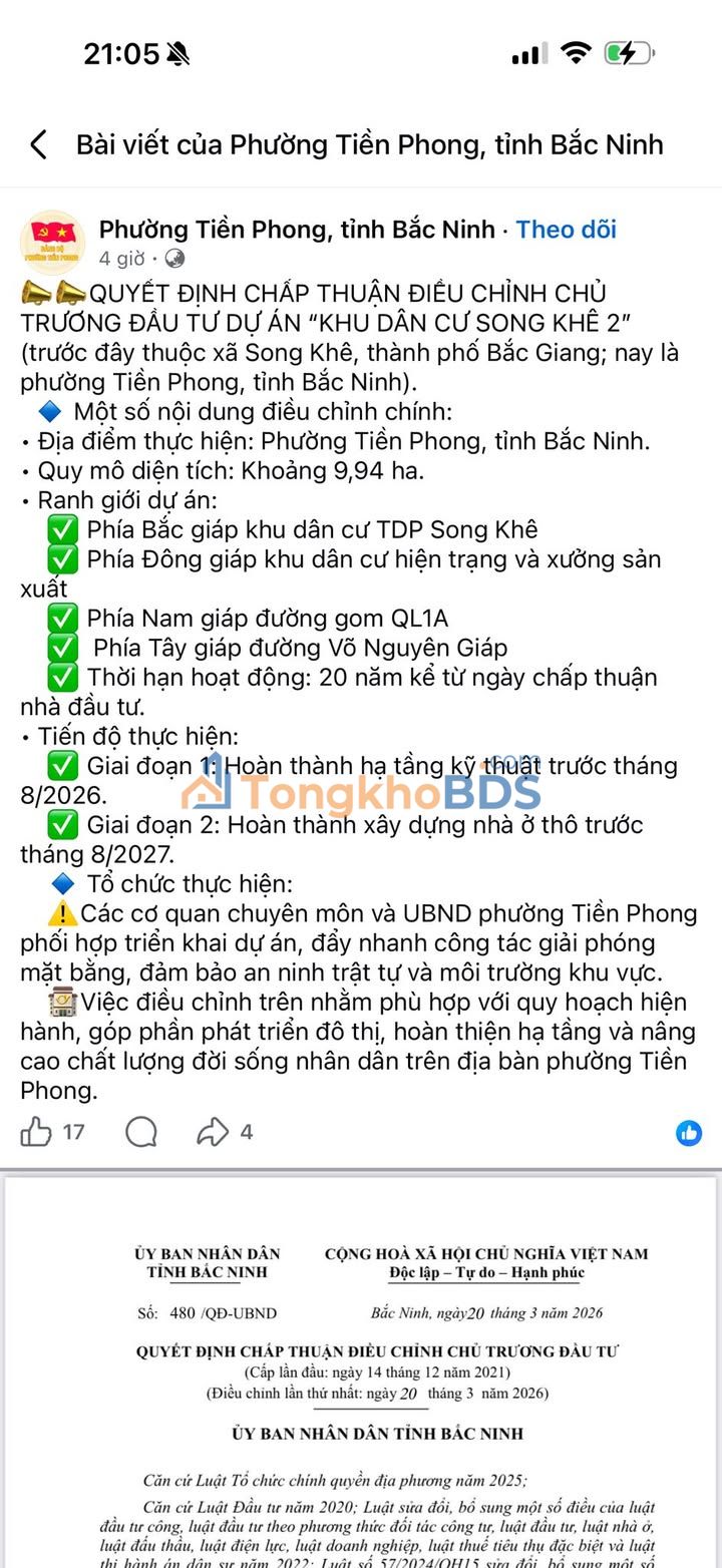 Đất Nội Hoàng Bắc Ninh 75m² vài trăm triệu - Sổ đỏ chính chủ
