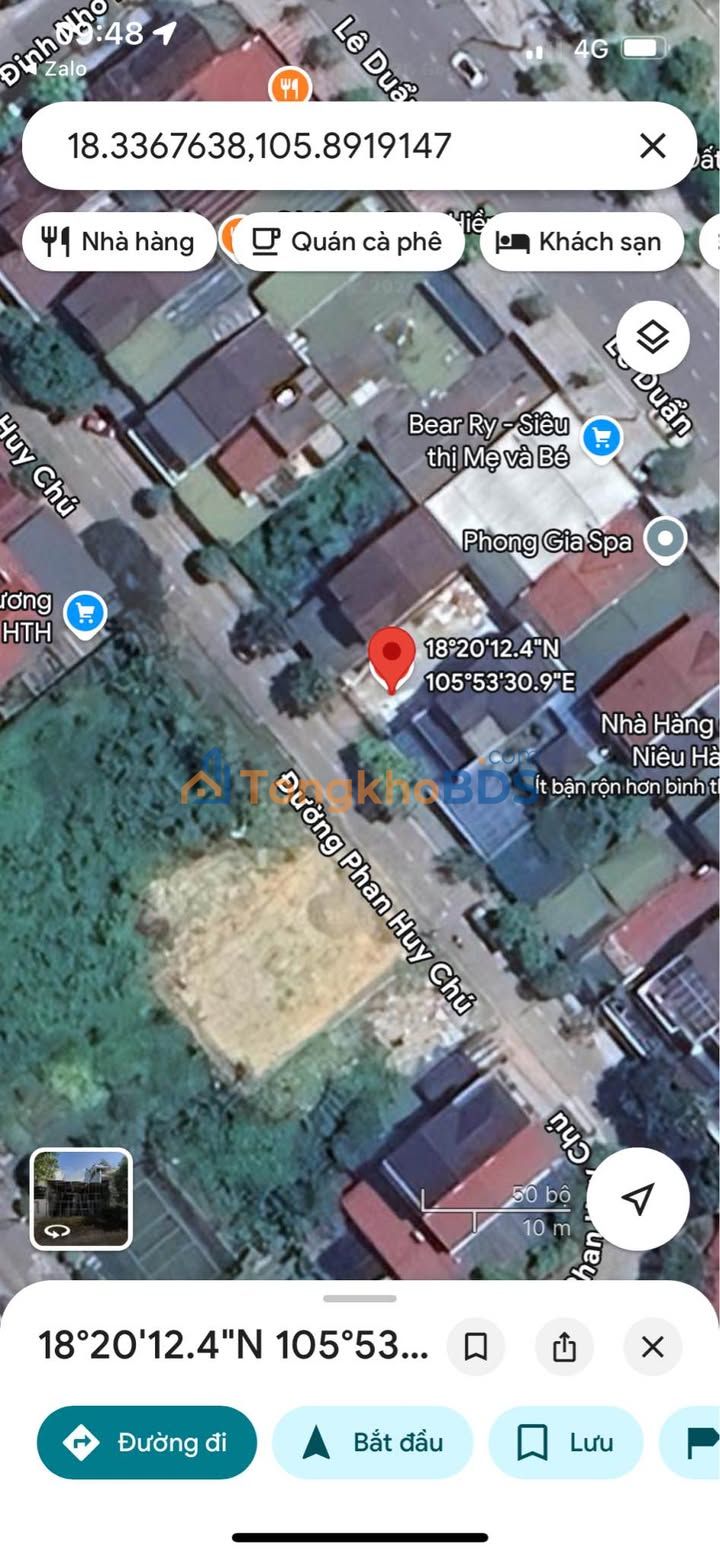 Đất nền Bùi Dương Lịch Hà Tĩnh 153m2 - Sổ đỏ chính chủ