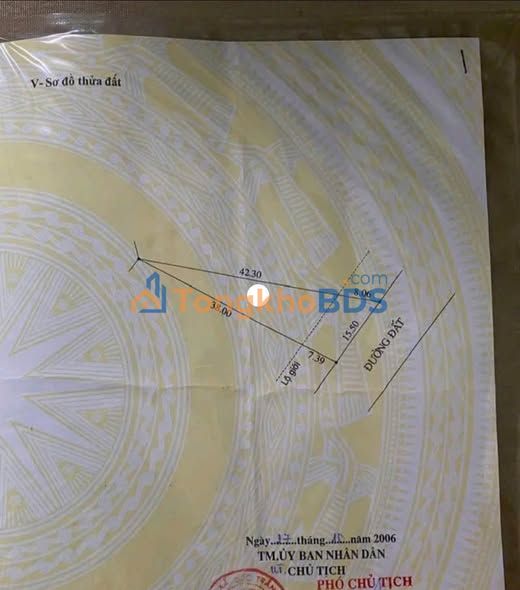 Đất nền Bạch Đằng Phú Lợi 675m² 750 triệu - Thổ cư 100%