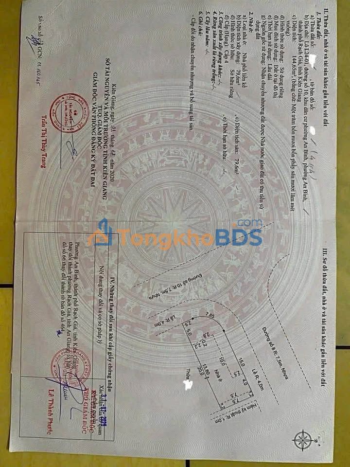 Đất nền KDC An Bình Rạch Giá 150m² 3 tỷ - Đường ô tô lưu thông