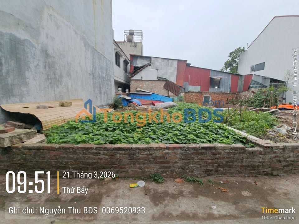 Đất nền Đông Ngàn Từ Sơn 58m² giá 1 tỷ - Sổ đỏ chính chủ