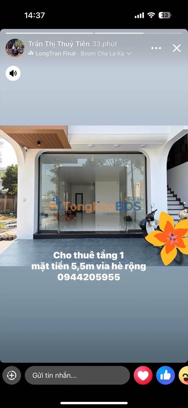 Nhà mặt tiền Lê Văn Thịnh - Thỏa thuận, vị trí đắc địa