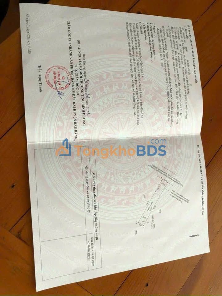 Đất nền Lai Hưng Bàu Bàng 100m² - Sổ hồng sẵn