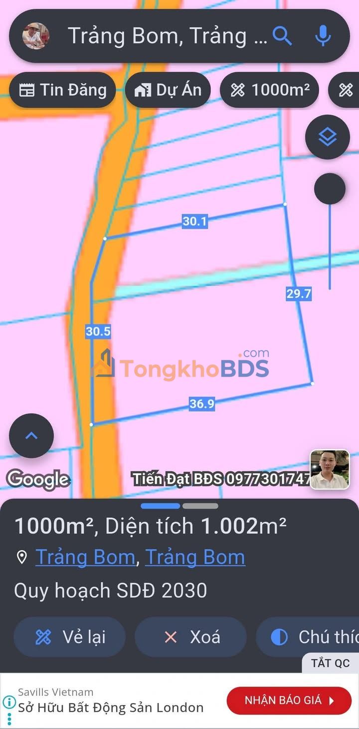 Đất nền Xã Giang Điền 248m² 2 tỷ - Sổ đỏ chính chủ