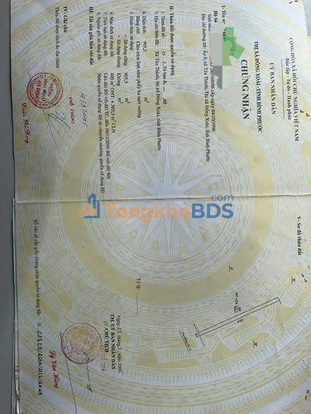 Đất mặt tiền QL14 Tân Thành 972m² 2.3 tỷ - Sổ hồng sẵn